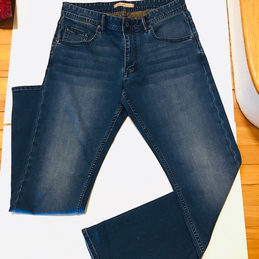 Robert Graham  Classic Fit Straight Leg Blue SZ 32 - Picture 6 of 8